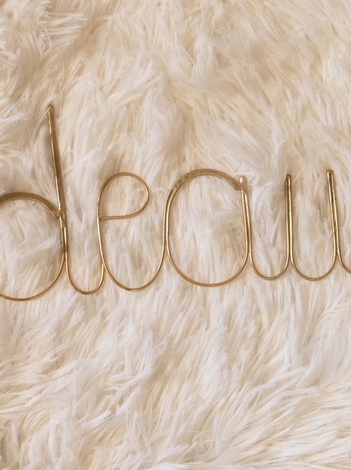 Parola filo di ottone "BORDEAUX - Kiabi