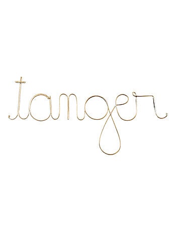 Parola filo di ottone "TANGER