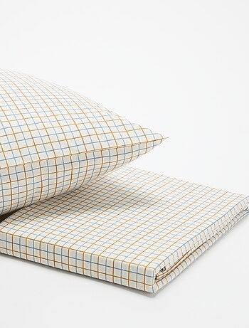 Parure copripiumino a quadri singolo (140 x 200 cm) - Kiabi Home