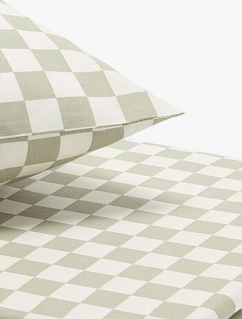 Parure copripiumino a quadri singolo (140 x 200 cm) - Kiabi Home