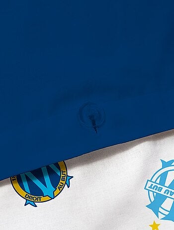 Parure copripiumino 'Olympique de Marseille' 2 pezzi 1 persona: copripiumino + federa