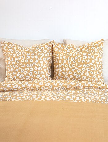 Parure da letto con stampa leopardata - 2 persone