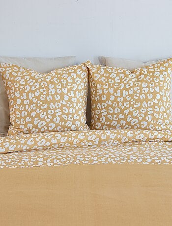 Parure da letto con stampa leopardata - 2 persone
