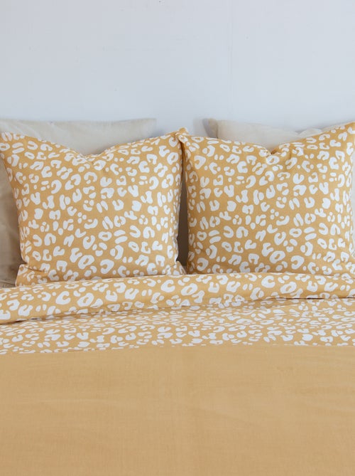 Parure da letto con stampa leopardata - 2 persone - Kiabi