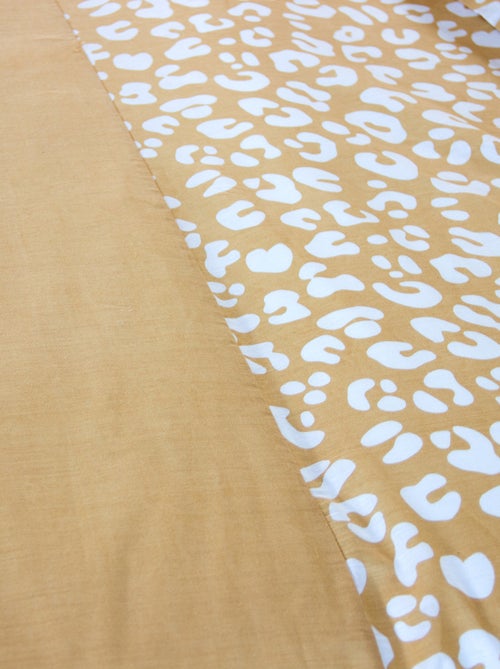 Parure da letto con stampa leopardata - 2 persone - Kiabi