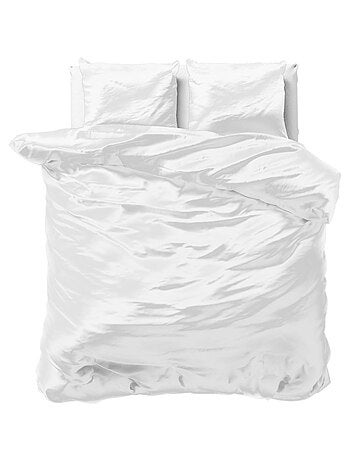 Parure da Letto in Raso Bianco