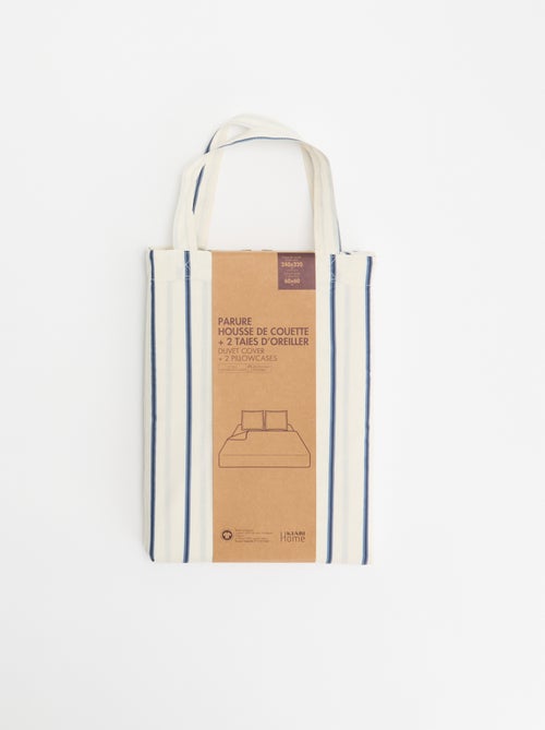 Parure da letto matrimoniale (240 x 220cm) in cotone - Kiabi Home - Kiabi