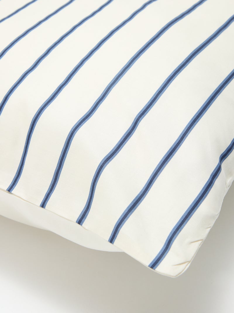 Parure da letto matrimoniale (240 x 220cm) in cotone - Kiabi Home Blu - Kiabi