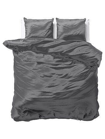 Parure da Letto Satin Grigio Antracite