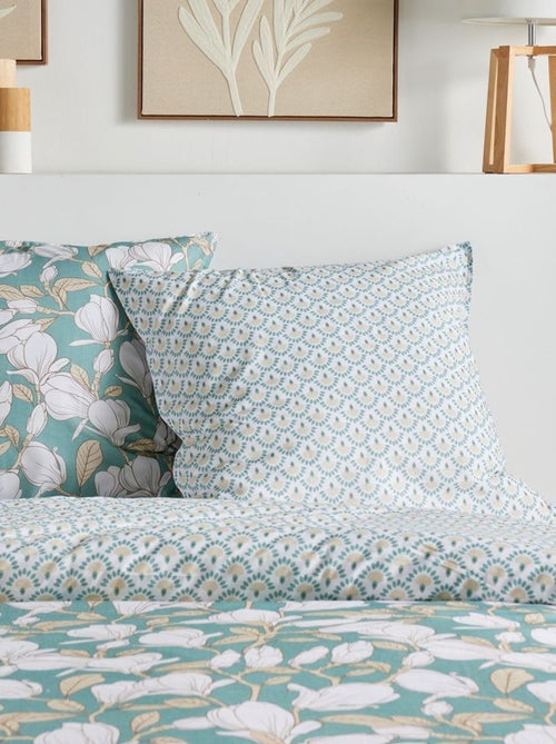 Parure da letto stampata a fiori reversibile - 2 persone - Kiabi