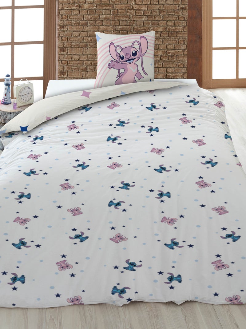 Parure da letto stampata 'Stitch' 'Disney' - 1 persona Beige - Kiabi