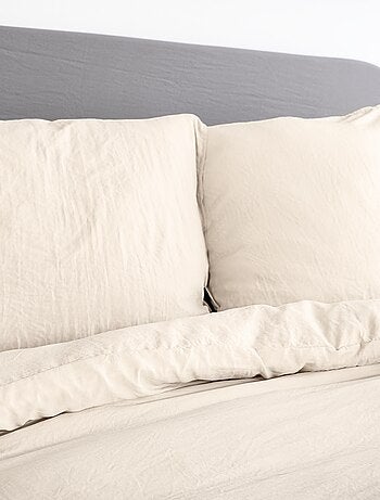 Parure da letto tinta unita ultra soffice - 1 o 2 persone