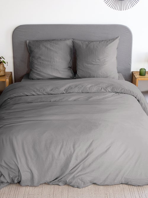 Parure da letto tinta unita ultra soffice - 1 o 2 persone - Kiabi