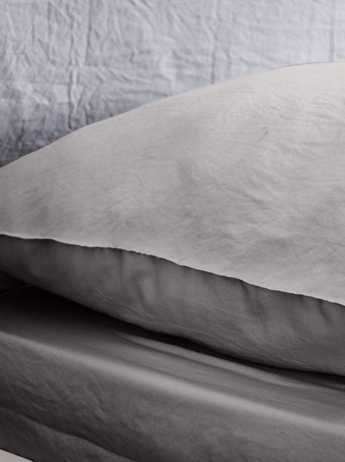 Parure da letto tinta unita ultra soffice - 1 o 2 persone - Kiabi