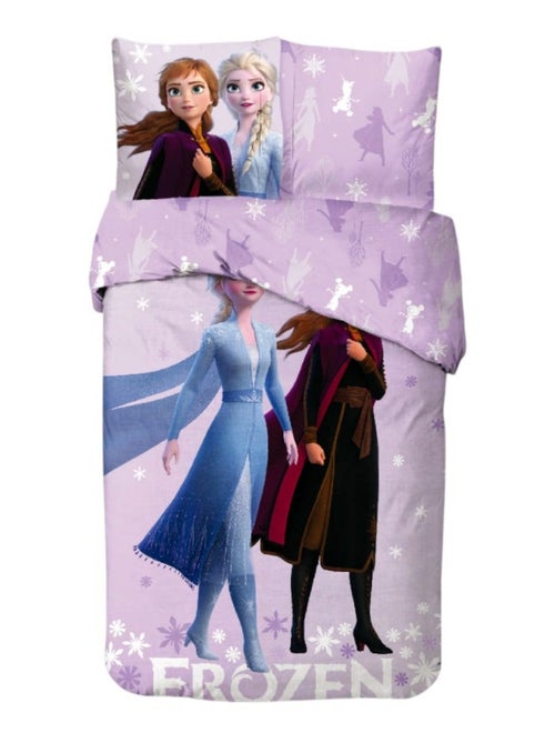 Parure di Letto Frozen (La Regina dei Ghiacci) per Bambini, 100% Cotone Oeko?Tex, Letto singolo - Kiabi Parure di Letto Frozen (La Regina dei Ghiacci) per Bambini, 100% Cotone Oeko?Tex, Letto singolo - Kiabi