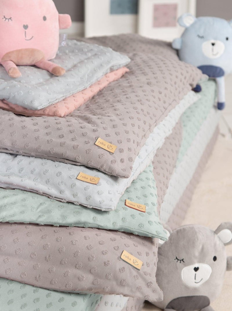 Parure letto bambino – copripiumino + federa in cotone bio "Roba Lil Planet" Verde acqua - Kiabi