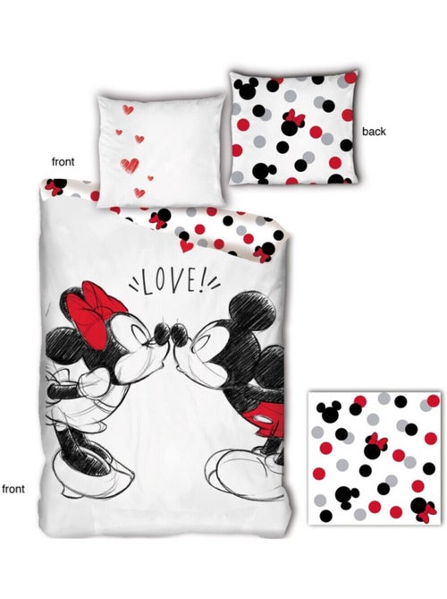 Parure letto bambino in cotone reversibile Disney - Kiabi Parure letto bambino in cotone reversibile Disney - Kiabi