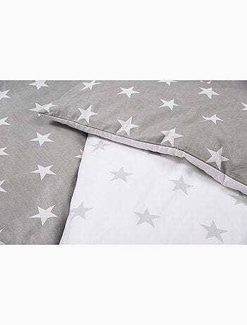 Parure letto bambino reversibile – copripiumino + federa in cotone "Roba Little Stars