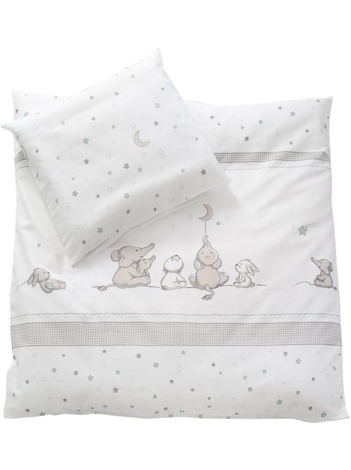 Parure letto bambino reversibile – copripiumino + federa in cotone "Roba Sternenzauber" - Kiabi