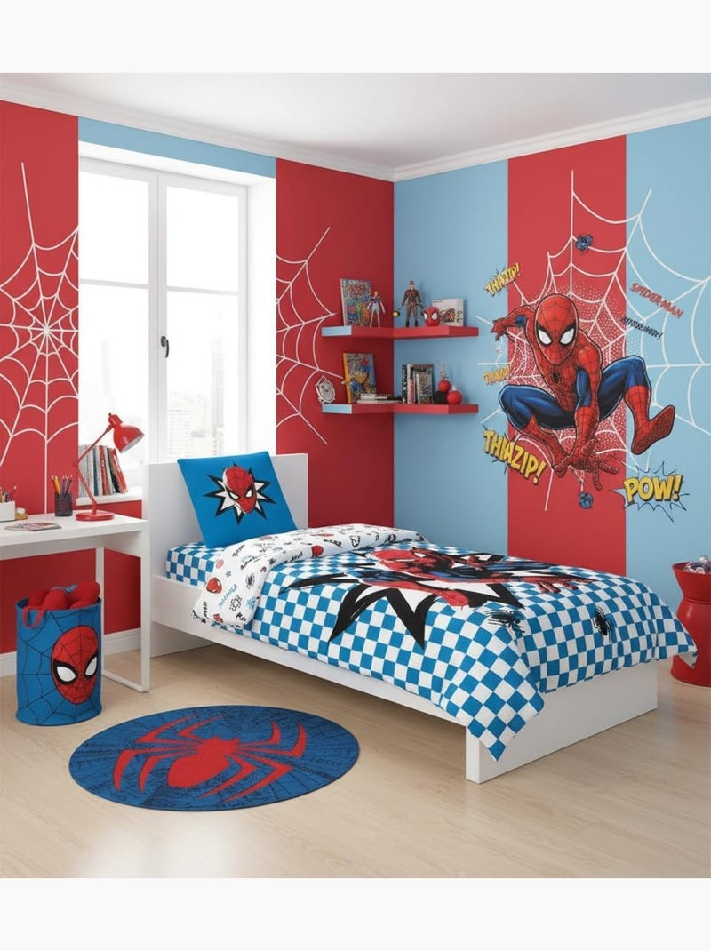 Parure letto bambino Spider-Man reversibile – 100% cotone Blu - Kiabi