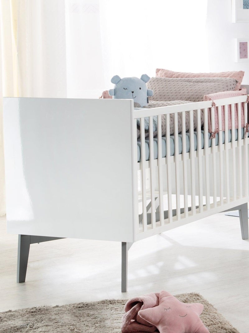 Parure letto bebè – copripiumino + federa in cotone bio "Roba Lil Planet" Grigio argentato - Kiabi
