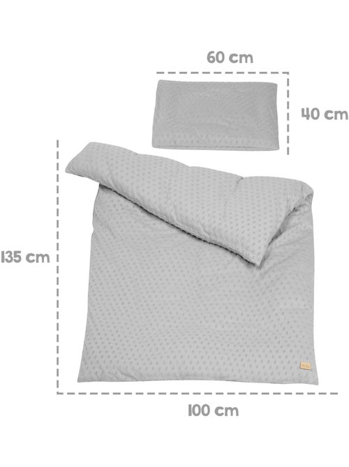 Parure letto bebè – copripiumino + federa in cotone bio "Roba Lil Planet" - Kiabi