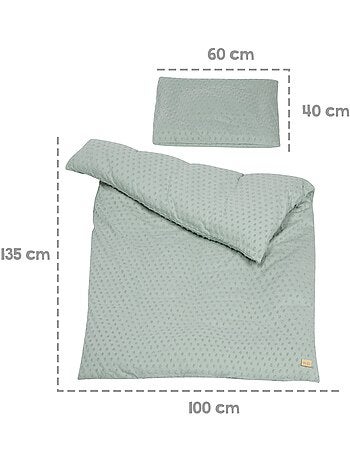 Parure letto bebè – copripiumino + federa in cotone bio "Roba Lil Planet