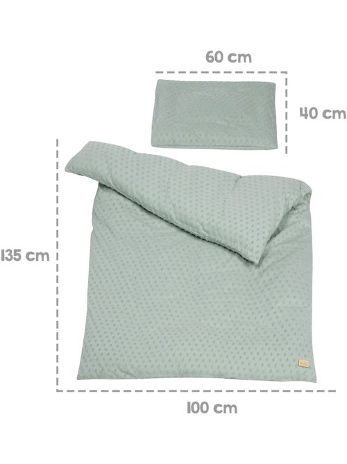 Parure letto bebè – copripiumino + federa in cotone bio "Roba Lil Planet" - Kiabi