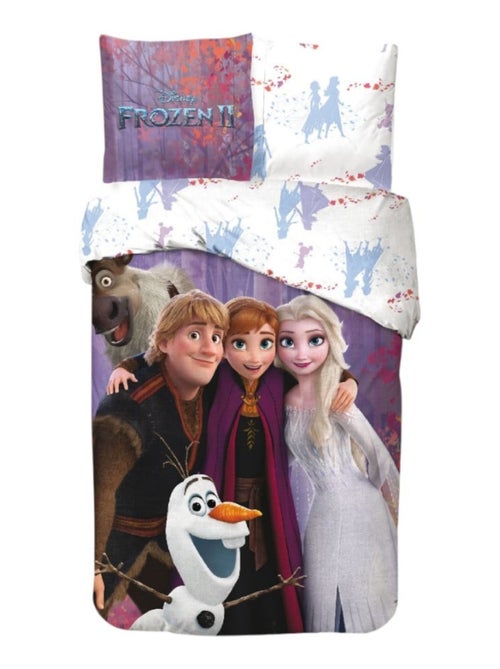 Parure letto Disney La Regina delle Nevi per bambini, 100% cotone Oeko?Tex, letto singolo - Kiabi Parure letto Disney La Regina delle Nevi per bambini, 100% cotone Oeko?Tex, letto singolo - Kiabi