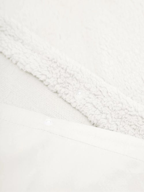 Parure Letto Matrimoniale Cocooning Bianco - Kiabi