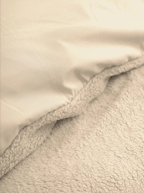 Parure letto matrimoniale Cocooning Taupe - Kiabi