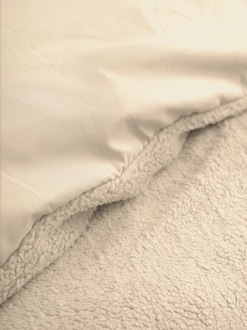 Parure letto matrimoniale Cocooning Taupe Tortora - Kiabi