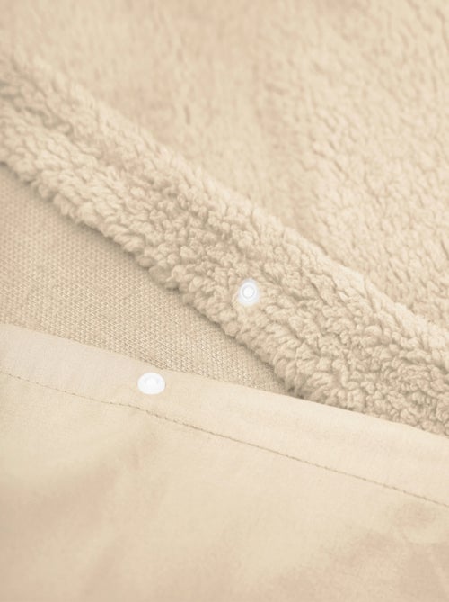 Parure letto matrimoniale Cocooning Taupe - Kiabi