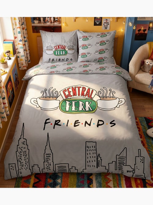 Parure Letto Matrimoniale Friends, Tessuto Oeko?Tex, Stampata Reversibile, Letto 2 posti, NEW?YORK - Kiabi