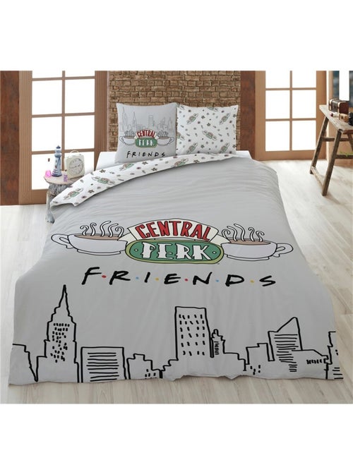 Parure Letto Matrimoniale Friends, Tessuto Oeko?Tex, Stampata Reversibile, Letto 2 posti, NEW?YORK - Kiabi