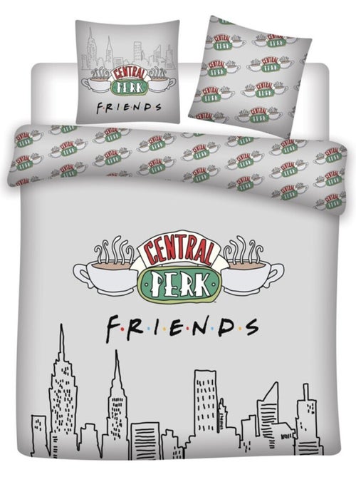 Parure Letto Matrimoniale Friends, Tessuto Oeko?Tex, Stampata Reversibile, Letto 2 posti, NEW?YORK - Kiabi