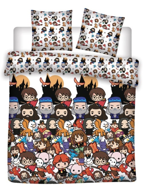 Parure Letto Matrimoniale Harry Potter Stampata Reversibile, 2 posti, CHIBI - Kiabi Parure Letto Matrimoniale Harry Potter Stampata Reversibile, 2 posti, CHIBI - Kiabi