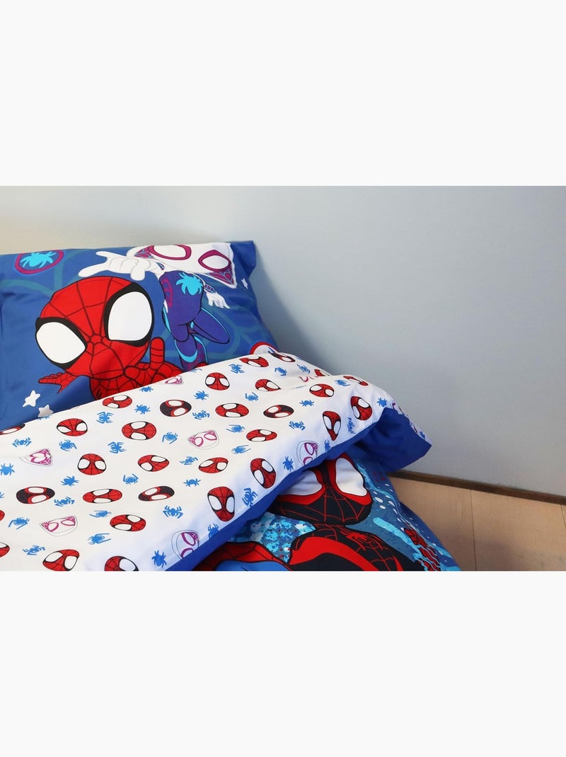 Parure letto per bambini di Spider-Man con Ghost-Spider e Miles Morales – 100% cotone Blu - Kiabi