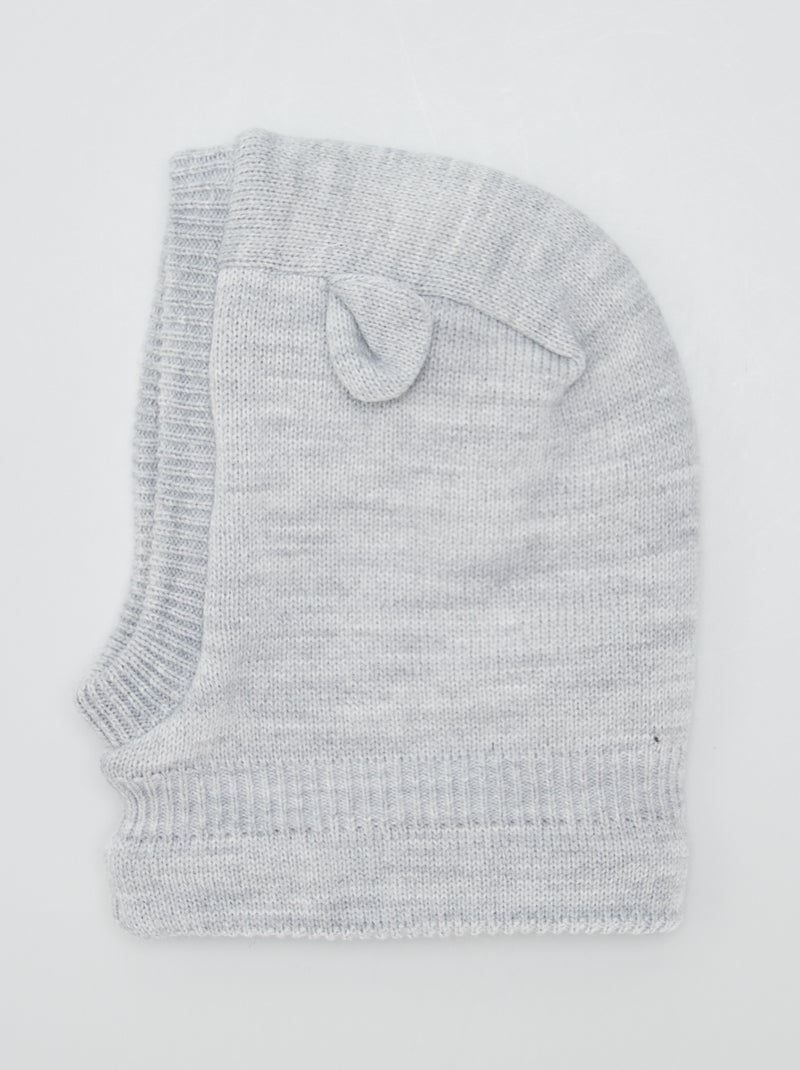 Passamontagna in tricot GRIGIO - Kiabi