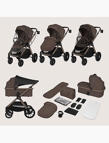 LIONELO Layla 2-in-1 Travel System - Fino a 22 kg - Il sistema da viaggio include passeggino, navice