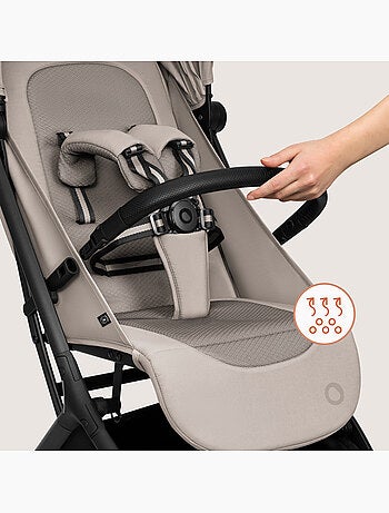 Passeggino 2 in 1 LIONELO Sia - Ultraleggero - Kit compatto - Navicella - Copertura antipioggia