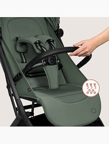 Passeggino 2 in 1 LIONELO Sia - Ultraleggero - Kit compatto - Navicella - Copertura antipioggia