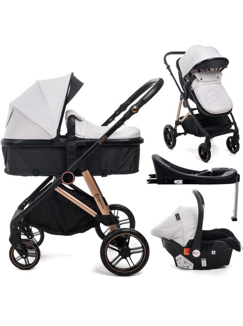 Passeggino 3 in 1 a tre pezzi - base isofix - cavo - bebelissimo - Kiabi Passeggino 3 in 1 a tre pezzi - base isofix - cavo - bebelissimo - Kiabi