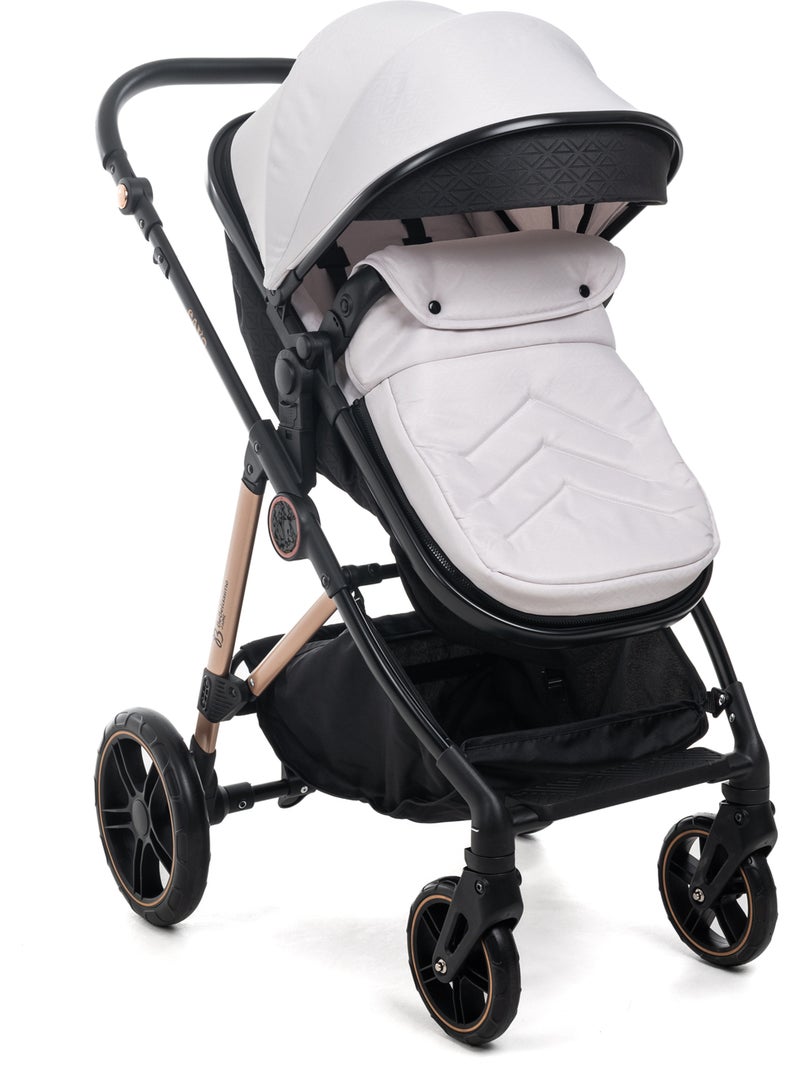 Passeggino 3 in 1 a tre pezzi - base isofix - cavo - bebelissimo Beige - Kiabi