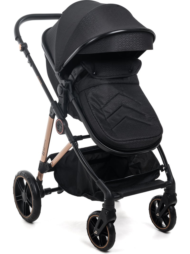 Passeggino 3 in 1 a tre pezzi - base isofix - cavo - bebelissimo Bianco Nero - Kiabi