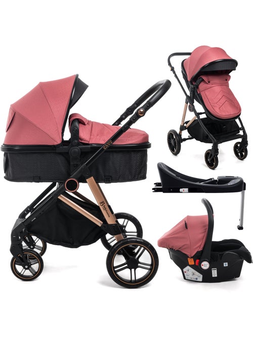 Passeggino 3 in 1 a tre pezzi - base isofix - cavo - bebelissimo - Kiabi Passeggino 3 in 1 a tre pezzi - base isofix - cavo - bebelissimo - Kiabi