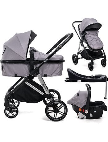 Passeggino 3 in 1 a tre pezzi - base isofix - cavo - bebelissimo