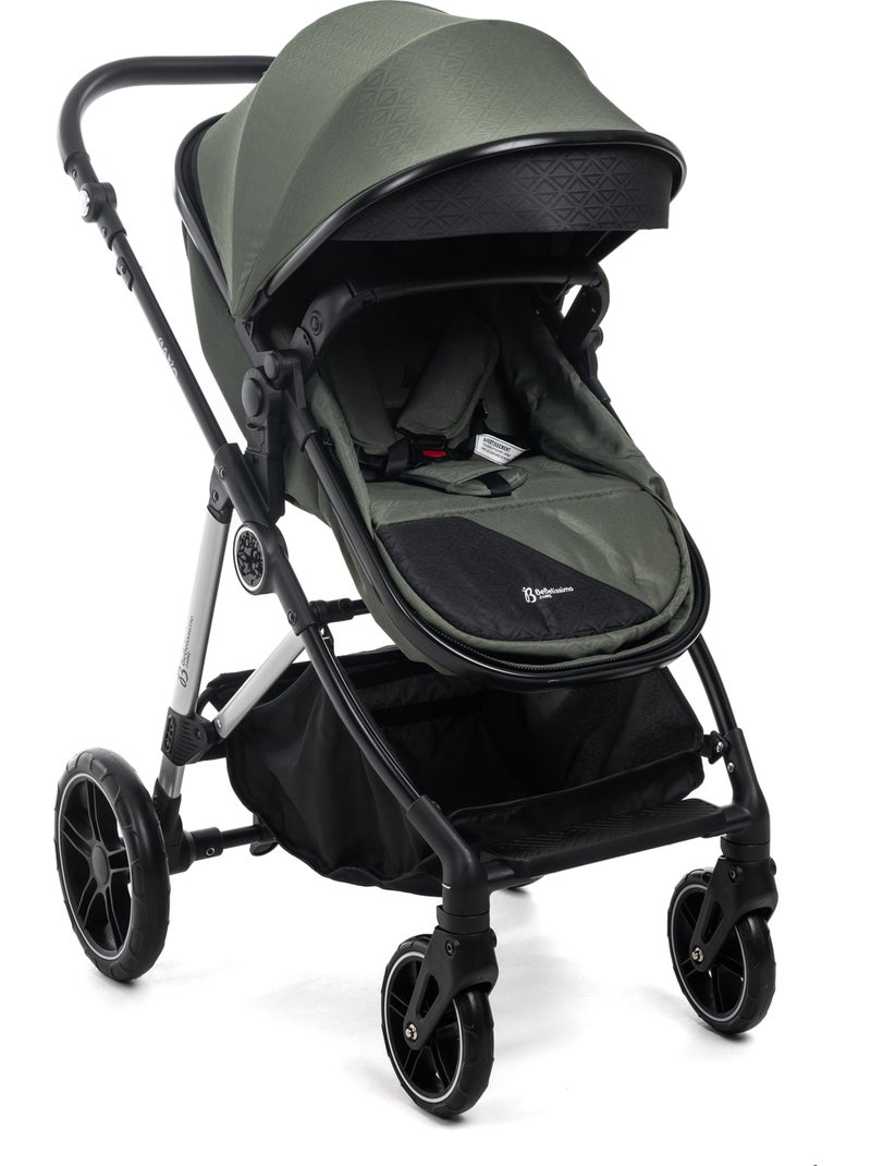 Passeggino 3 in 1 a tre pezzi - base isofix - cavo - bebelissimo Verde - Kiabi