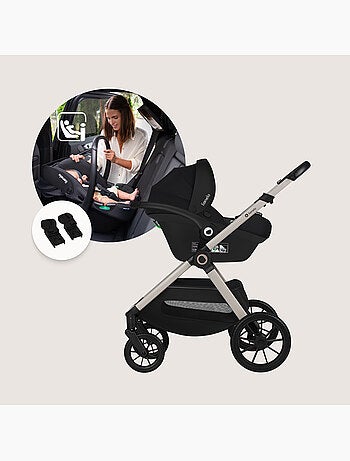 Passeggino 3in1 LIONELO Layla - Trio con Navicella, Ovetto e Accessori - Fino a 22 kg