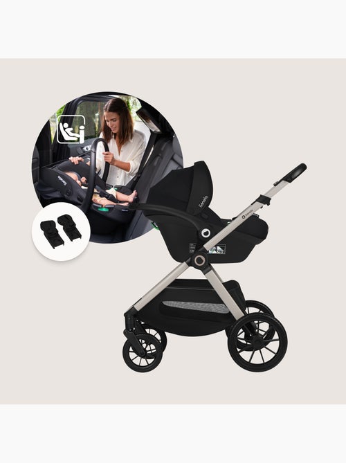 Passeggino 3in1 LIONELO Layla - Trio con Navicella, Ovetto e Accessori - Fino a 22 kg - Kiabi Passeggino 3in1 LIONELO Layla - Trio con Navicella, Ovetto e Accessori - Fino a 22 kg - Kiabi